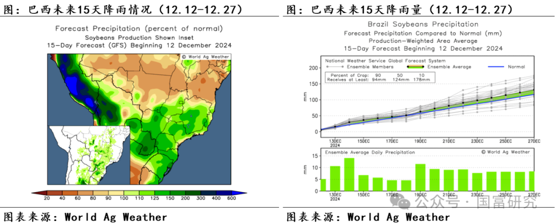 【USDA】12月报告：美豆供应维持宽松预期，南美丰产前景压制美豆价格